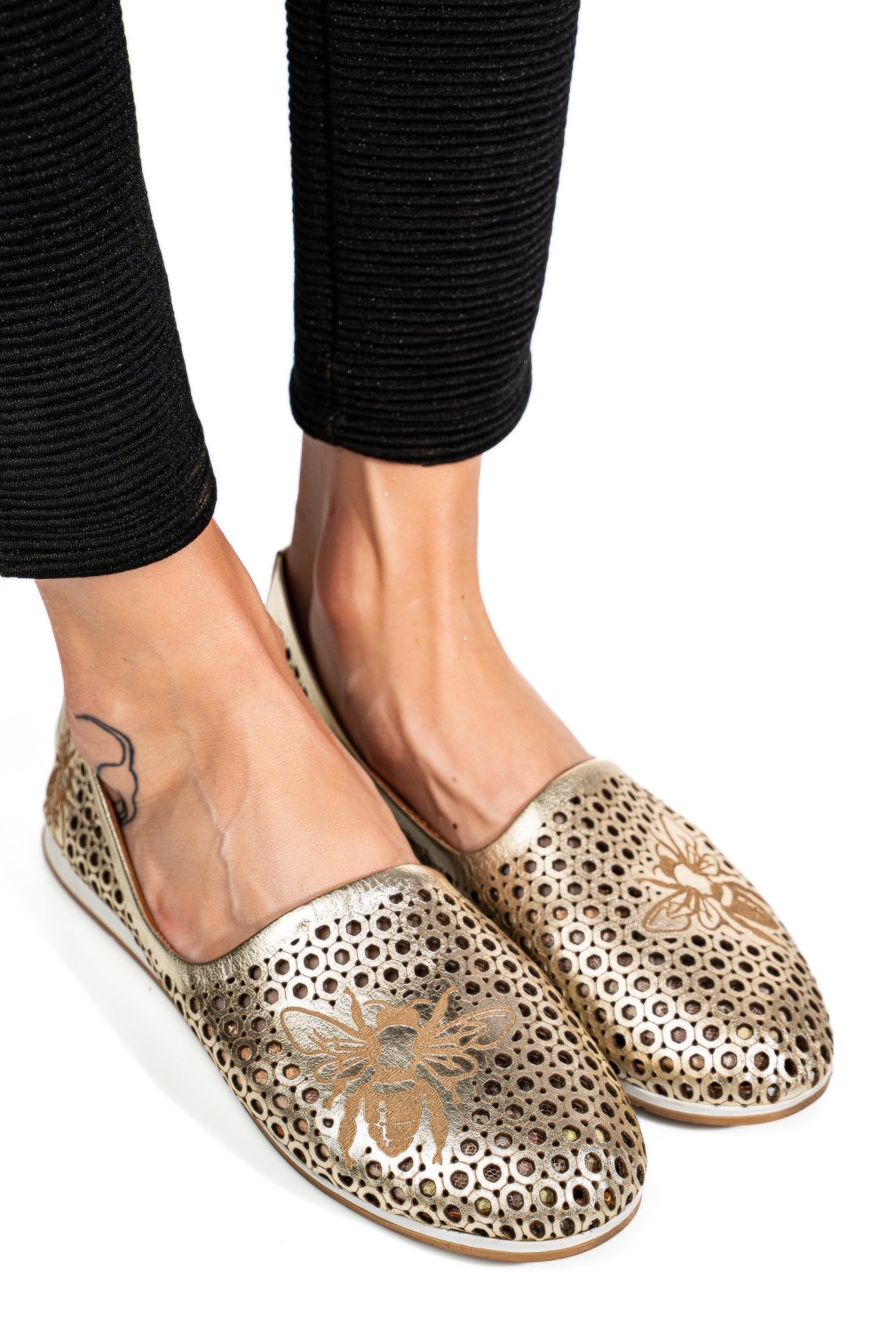 ESPADRILE AURII PIELE NATURALA 3PC03AKA