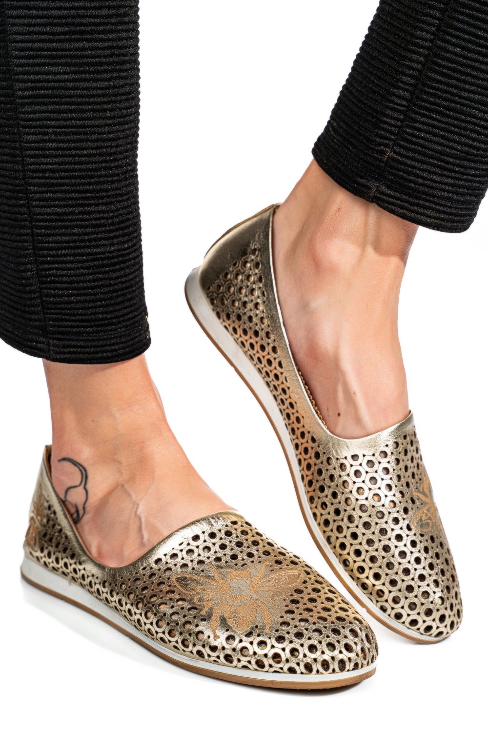 ESPADRILE AURII PIELE NATURALA 3PC03AKA