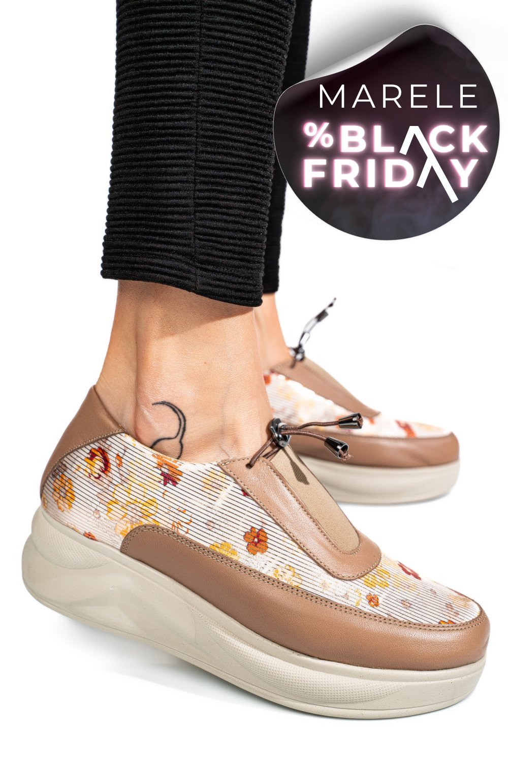 PANTOFI CREM PIELE NATURALA 2PC00G