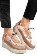 PANTOFI CREM PIELE NATURALA 2PC00G