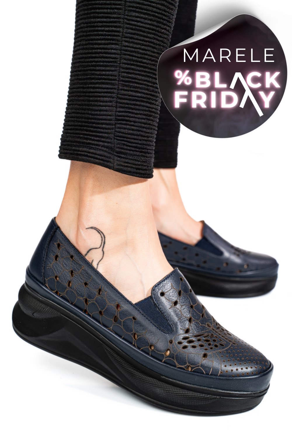 PANTOFI BLEUMARIN PIELE NATURALA 2PC005MM