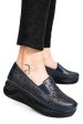 Pantofi bleumarin piele naturala 2pc005mm