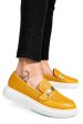 Mocasini galbeni piele naturala 2pc29