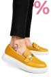 Mocasini galbeni piele naturala 2pc29