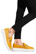 MOCASINI GALBENI PIELE NATURALA 2PC29