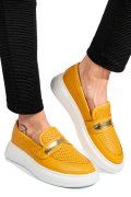 MOCASINI GALBENI PIELE NATURALA 2PC29