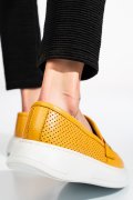 MOCASINI GALBENI PIELE NATURALA 2PC29