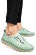 Pantofi sport verzi piele naturala 1pc342