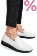 MOCASINI ALBI PIELE NATURALA 3PC01MM