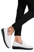 MOCASINI ALBI PIELE NATURALA 3PC01MM