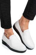 MOCASINI ALBI PIELE NATURALA 3PC01MM