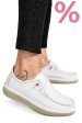 Mocasini albi piele naturala 1pc960