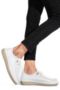 MOCASINI ALBI PIELE NATURALA 1PC960