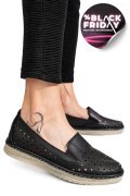 MOCASINI NEGRI PIELE NATURALA 0PC36
