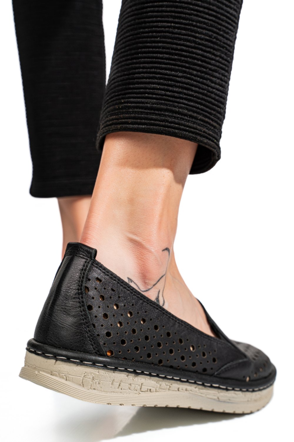 MOCASINI NEGRI PIELE NATURALA 0PC36