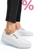 MOCASINI ALBI PIELE NATURALA 1PC44