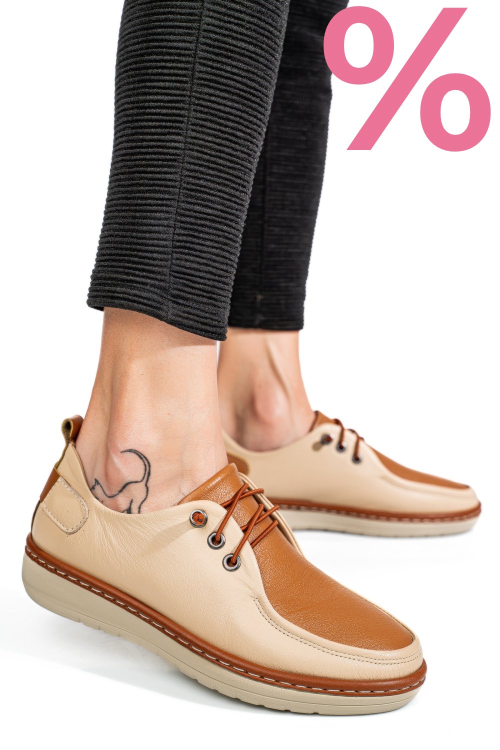 MOCASINI MARO PIELE NATURALA 1PC44