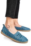 ESPADRILE ALBASTRE PIELE NATURALA 1PC7905