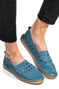ESPADRILE ALBASTRE PIELE NATURALA 1PC7905