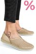 Pantofi sport bej piele naturala 1pc323