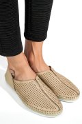 PANTOFI SPORT BEJ PIELE NATURALA 1PC323