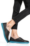 PANTOFI SPORT NEGRI PIELE NATURALA 1PC323