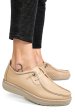 Mocasini bej piele naturala 1pc960