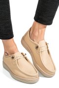 MOCASINI BEJ PIELE NATURALA 1PC960