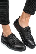 PANTOFI SPORT NEGRI PIELE NATURALA 5PC00