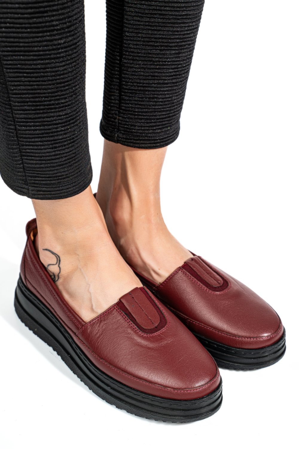 MOCASINI VISINII PIELE NATURALA 1PC987