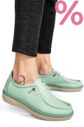 MOCASINI OLIVE PIELE NATURALA 1PC960