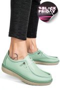 MOCASINI OLIVE PIELE NATURALA 1PC960