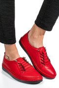 PANTOFI SPORT ROSII PIELE NATURALA 5PC00