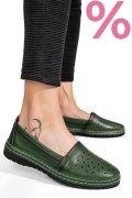 ESPADRILE VERZI PIELE NATURALA 9PC0