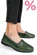 Espadrile verzi piele naturala 9pc0