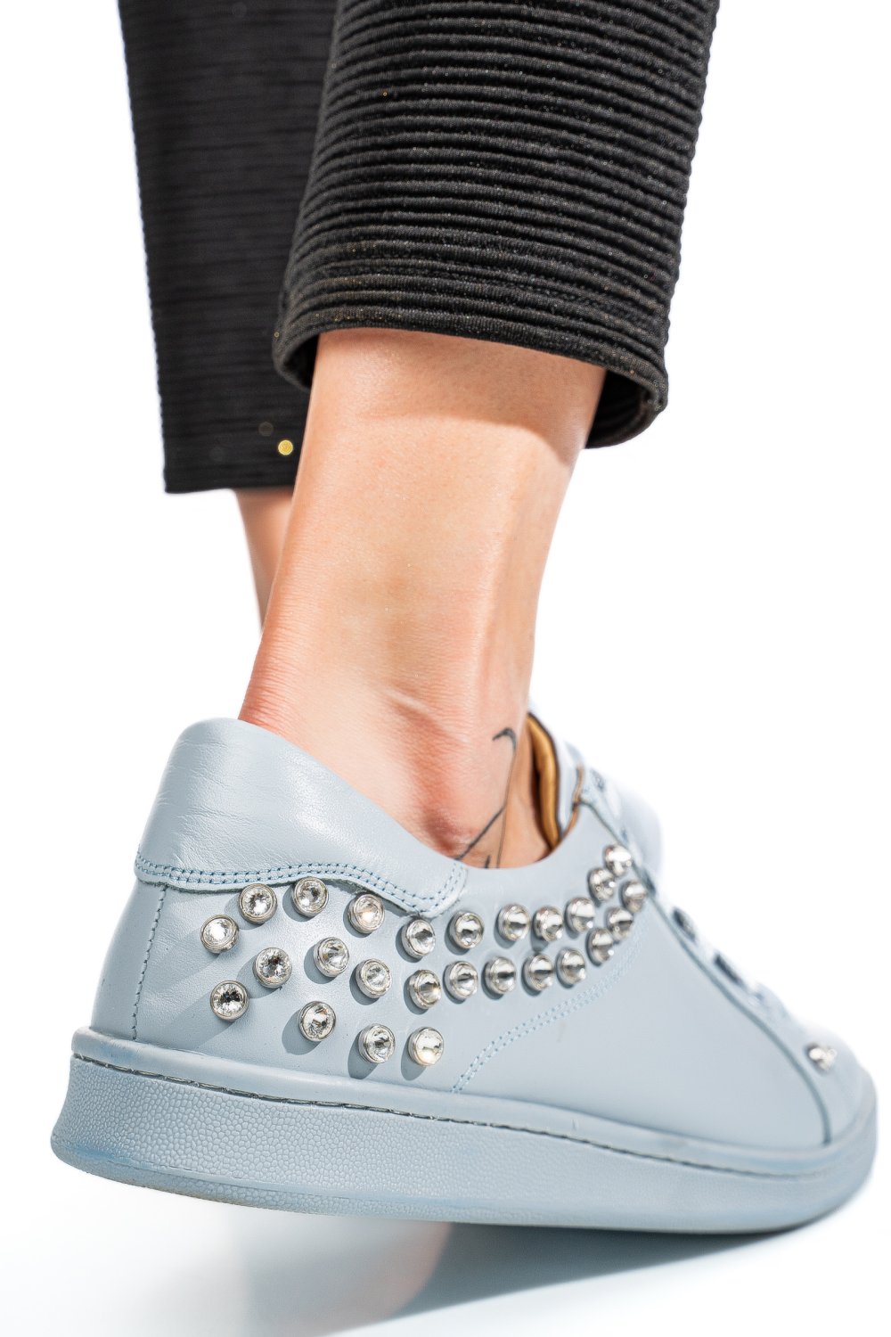 PANTOFI SPORT ALBASTRI PIELE NATURALA 9SPC361