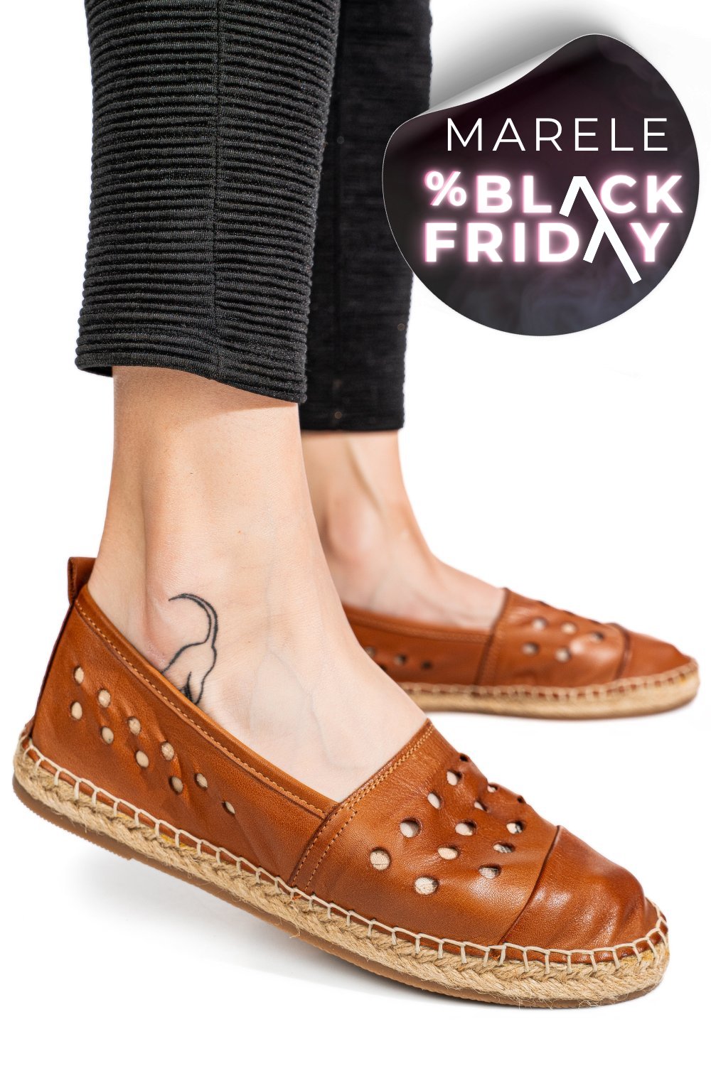 ESPADRILE MARO PIELE NATURALA 1PC7905