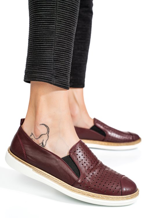 Espadrile visinii piele naturala 9pc990