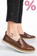 Espadrile maro piele naturala 3pc159