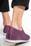 PANTOFI MOV PIELE NATURALA 3PC00
