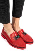 PANTOFI ROSII PIELE NATURALA 1PC121