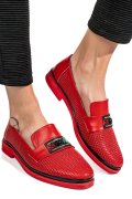 PANTOFI ROSII PIELE NATURALA 1PC121