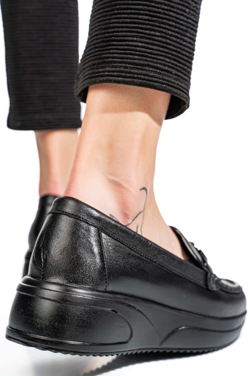 MOCASINI NEGRI PIELE NATURALA 4PC005