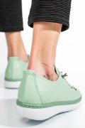 PANTOFI SPORT OLIVE PIELE NATURALA 1PC17