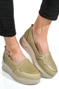 PANTOFI OLIVE PIELE NATURALA 2PC007
