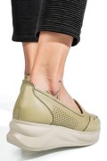 PANTOFI OLIVE PIELE NATURALA 2PC007