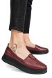 Mocasini bordo piele naturala 1pc967