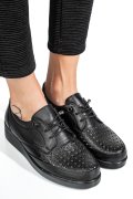PANTOFI NEGRI PIELE NATURALA 6PC01