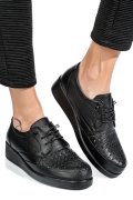 PANTOFI NEGRI PIELE NATURALA 6PC01