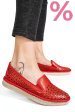 Espadrile rosii piele naturala 1pc03